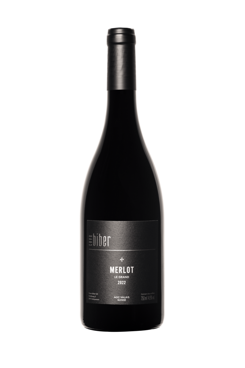 Cave Biber Rotwein Merlot le Grand